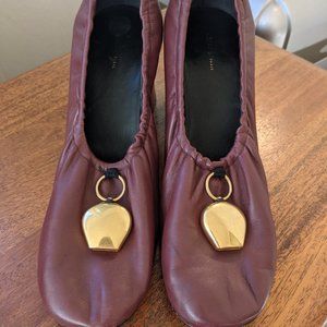 Celine Leather Ballet Pumps